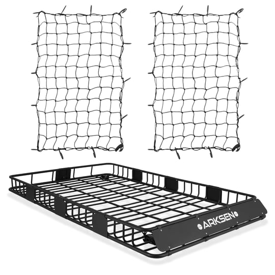 arksen-84-universal-roof-rack-cargo-extension-with-2-cargo-net-car-top-luggage-holder-carrier-basket-1