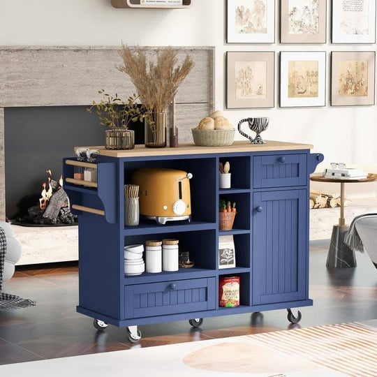 artchirly-brown-solid-wood-top-50-8-in-dark-blue-kitchen-island-with-storage-cabinet-and-microwave-c-1