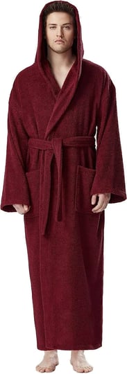 arus-classic-mens-bathrobe-turkish-terry-cotton-cloth-bathrobe-size-large-red-1