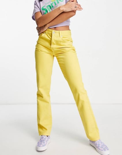 asos-design-90s-straight-leg-jeans-in-sunshine-yellow-1