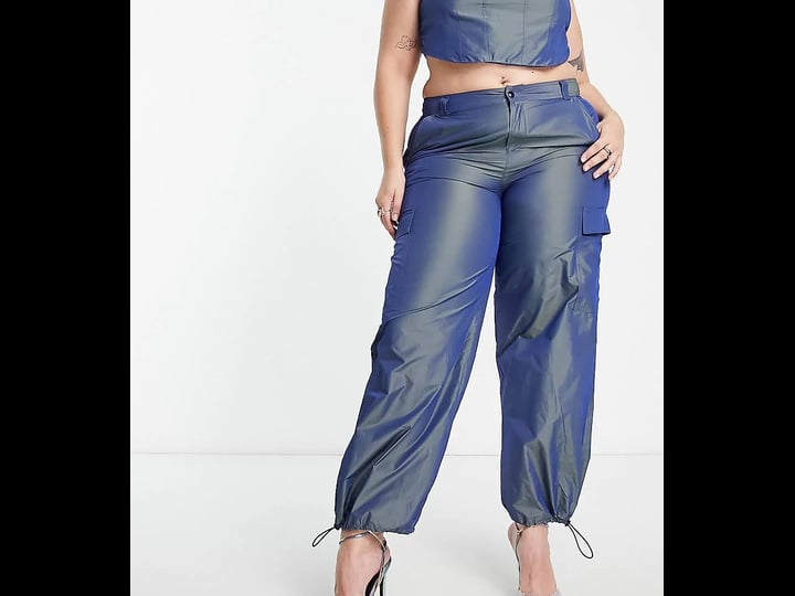 asos-design-curve-oversized-parachute-pants-in-iridescent-blue-part-of-a-set-1