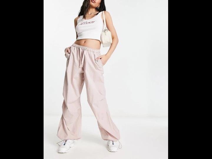 asos-design-parachute-cargo-trousers-in-beige-1