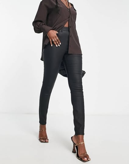 asos-design-ultimate-skinny-jeans-in-coated-black-1