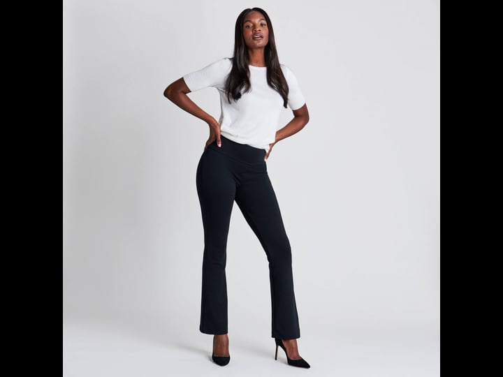 assets-by-spanx-womens-ponte-shaping-flare-leggings-black-l-size-large-1