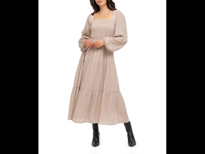 august-sky-womens-smocked-square-neck-long-sleeve-tiered-midi-dress-1