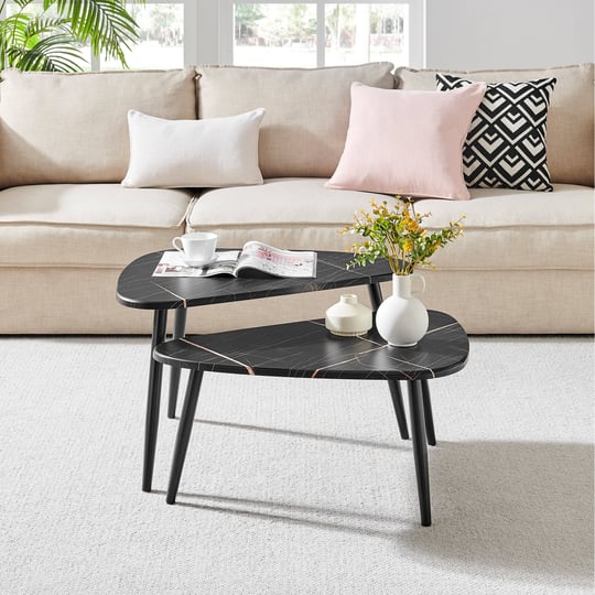 aurora-asymmetrical-modern-oval-teardrop-2-piece-semi-nested-modular-coffee-table-set-black-marble-b-1