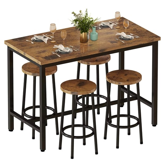 awqm-pub-table-and-chairs-set-of-4-industrial-counter-height-table-with-4-stools-small-dining-table--1