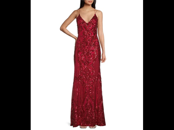 b-darlin-placement-sequin-v-neck-bungee-strap-back-long-dress-14