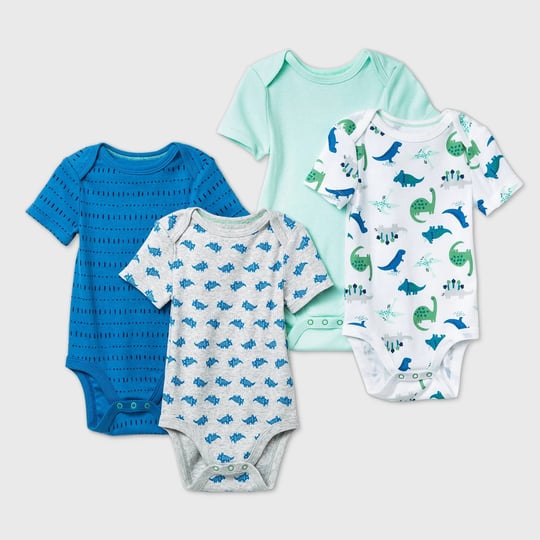 baby-boys-4pk-dino-dreams-short-sleeve-bodysuit-cloud-island-blue-white-gray-newborn-1