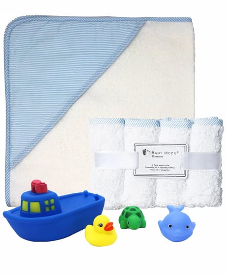 baby-mode-signature-baby-boys-bath-towel-washcloth-and-toys-9-piece-set-blue-size-0-24-months-1