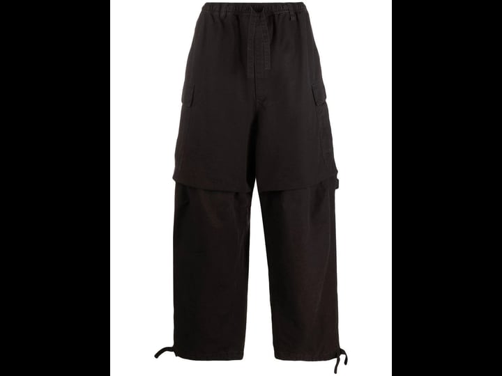 balenciaga-drawstring-cargo-trousers-black-1