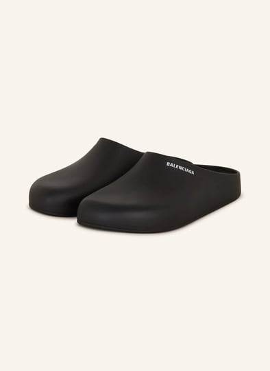balenciaga-mens-mule-slide-black-white-size-7