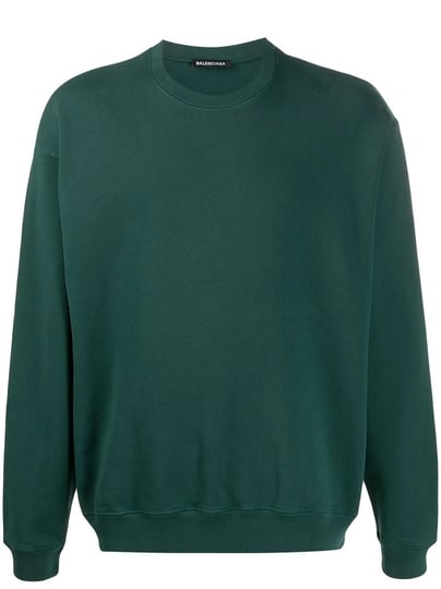 balenciaga-printed-logo-sweatshirt-green-1
