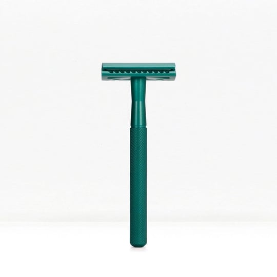 bambaw-men-safety-razor-single-blade-razor-for-men-women-plastic-free-metal-razor-sea-green-1