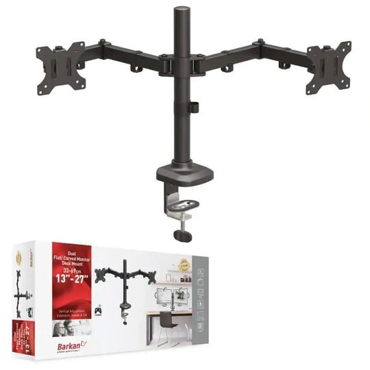 barkan-13-27-inch-full-motion-dual-flat-curved-monitor-desk-mount-black-2-year-warranty-size-2-scree-1