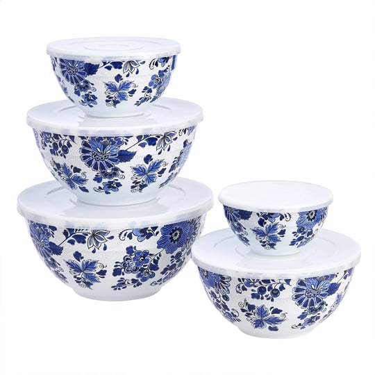 basics-10-piece-mixing-bowl-set-with-lids-non-slip-base-blue-and-white-floral-1