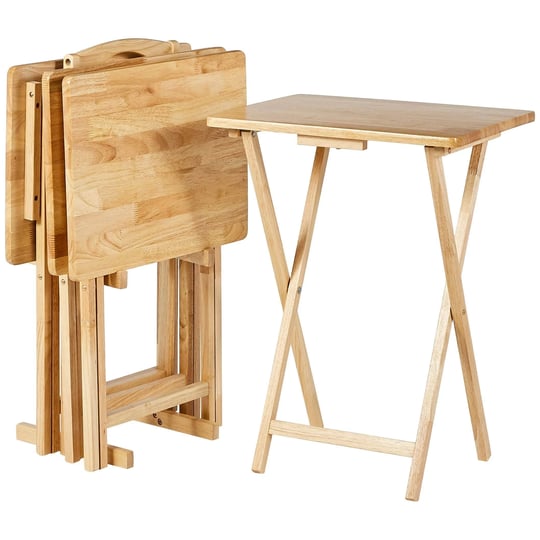 basics-classic-tv-dinner-folding-trays-with-storage-rack-set-of-4-n-1