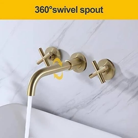 bathroom-faucet-brushed-gold-wall-mounted-bathroom-sink-faucet-double-cross-handles-360-swivel-tub-s-1