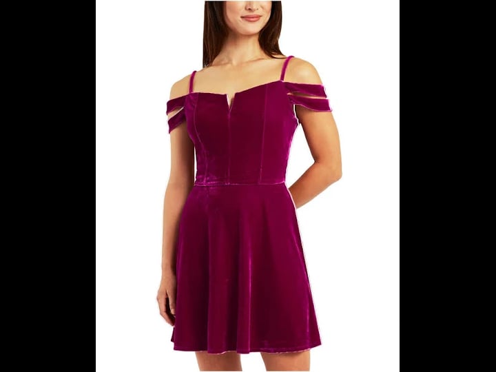 bcx-womens-juniors-notched-neck-mini-cocktail-and-party-dress-pink-s-1