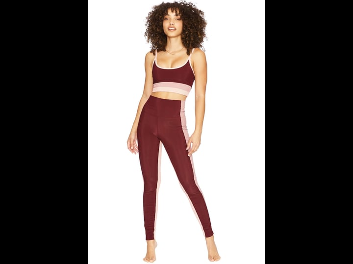 beach-riot-womens-colorblock-ribbed-leggings-burgundy-size-medium-1
