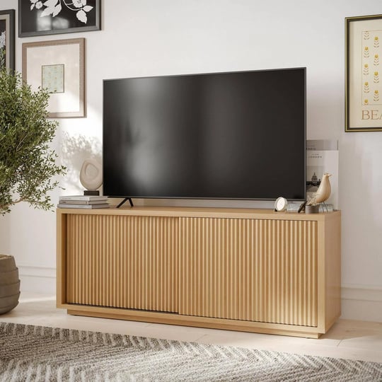beautiful-fluted-tv-stand-for-tvs-up-to-70-by-drew-barrymore-warm-honey-finish-1