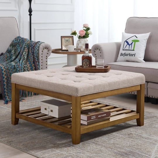 befurtori-upholstered-coffee-table-tufted-linen-large-square-ottoman-with-beech-wood-shelf-and-frame-1