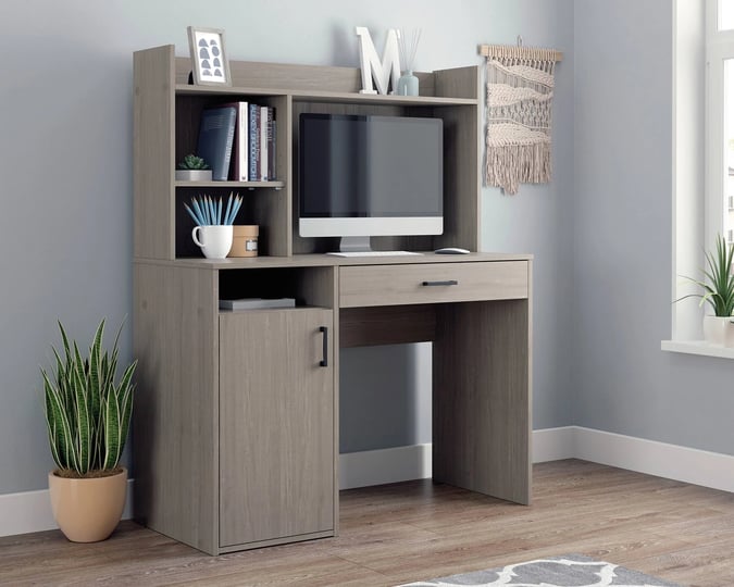 beginnings-desk-with-hutch-silver-sycamore-sauder-1