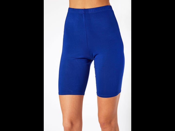 bellatrix-womens-basic-solid-half-leggings-cobalt-m-1