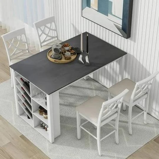 bellemave-counter-height-5-piece-solid-wood-dining-table-setfarmhouse-dining-room-table-with-3-tier--1