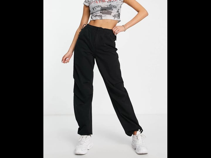 bershka-baggy-parachute-tech-pant-in-black-1