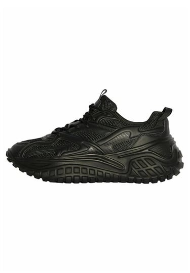 bershka-chunky-lace-up-runner-sneakers-in-black-1