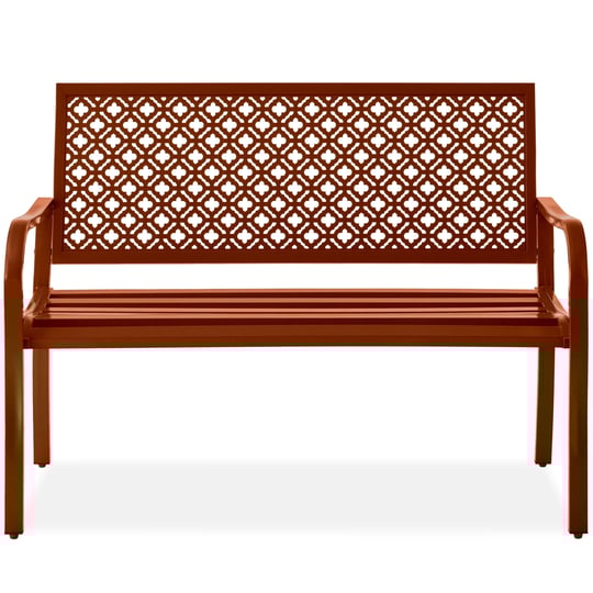 best-choice-products-indoor-outdoor-steel-garden-bench-w-geometric-backrest-foot-levelers-rust-1