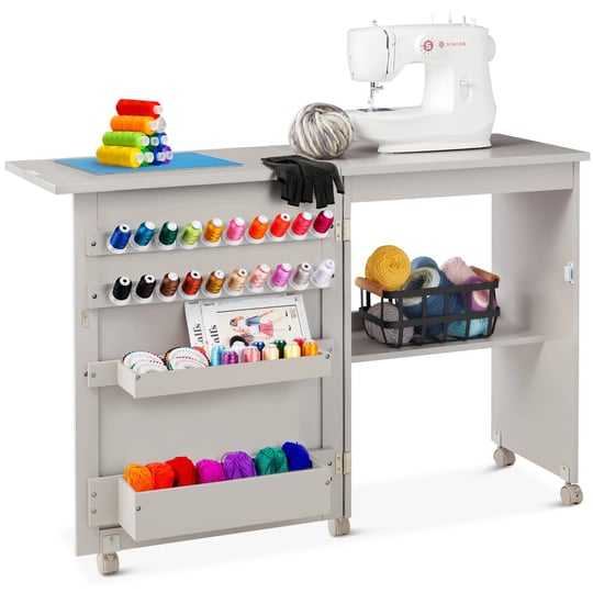 best-choice-products-sewing-machine-table-desk-w-craft-storage-and-bins-gray-1