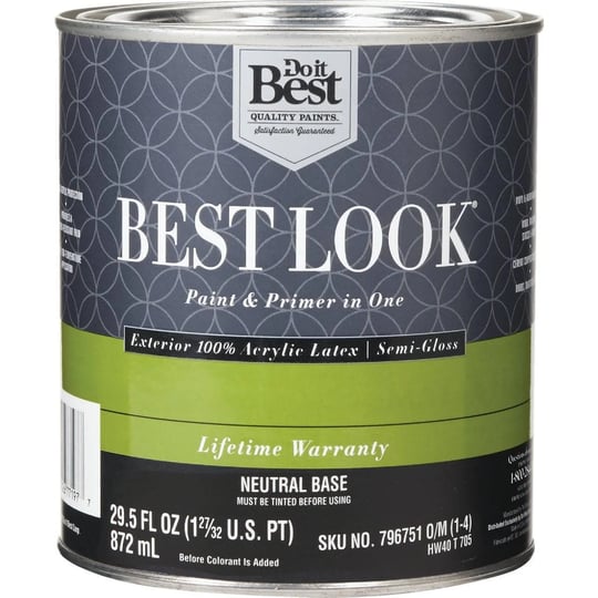 best-look-100-acrylic-latex-paint-primer-in-one-semi-gloss-exterior-house-paint-neutral-base-1-qt-1