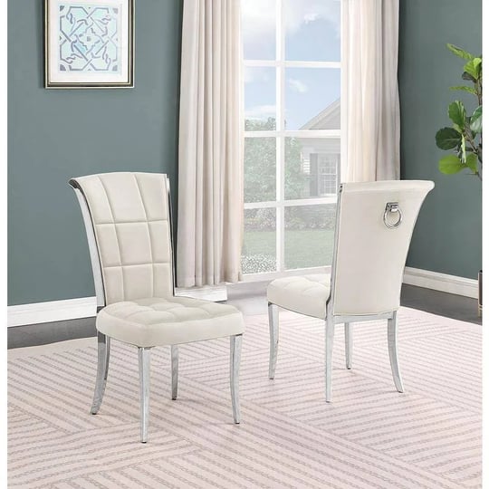 best-quality-furniture-9pc-clear-glass-dining-set-with-cream-velvet-chairs-1