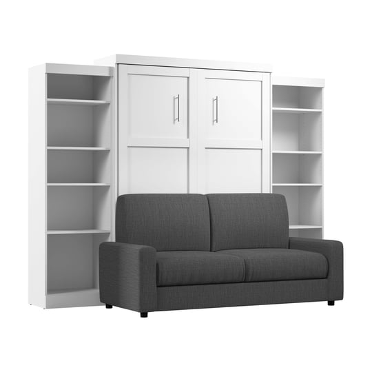 bestar-pur-queen-murphy-bed-with-sofa-and-shelving-units-115w-in-white-1