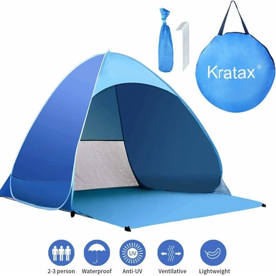 bestcosty-pop-up-beach-tent-for-1-3-person-for-uv-sun-protection-waterproof-size-blue-1