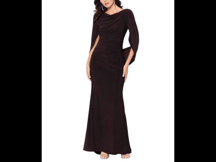 betsy-adam-womens-knit-drape-back-long-gown-brown-9