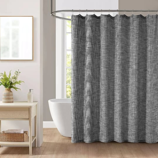 better-homes-gardens-waffle-textured-shower-curtain-72-inch-x-72-inch-heathered-grey-yarn-poly-cotto-1