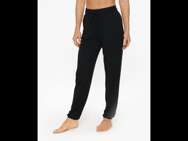 beyond-yoga-womens-weekend-sweatpants-black-size-medium-1