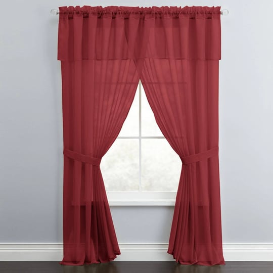 bh-studio-mens-big-tall-bh-studio-sheer-voile-5-piece-one-rod-curtain-set-96i-w-84i-l-burgundy-red-1