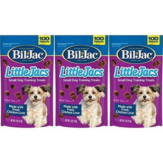 bil-jac-3-pack-of-little-jacs-small-dog-training-treats-4-ounces-each-made-with-fresh-chicken-liver-1