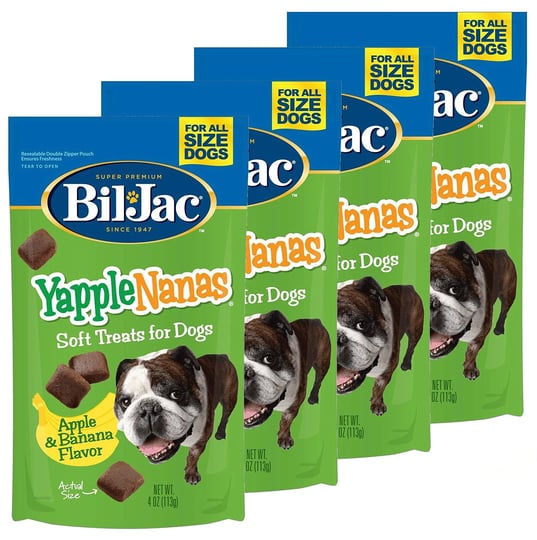 bil-jac-yapple-nanas-dog-treats-4-oz-4-pack-1