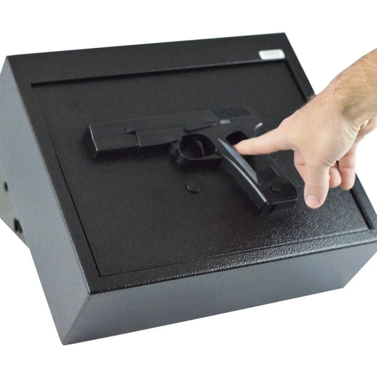 biometric-fingerprint-drawer-personal-gun-safe-black-1