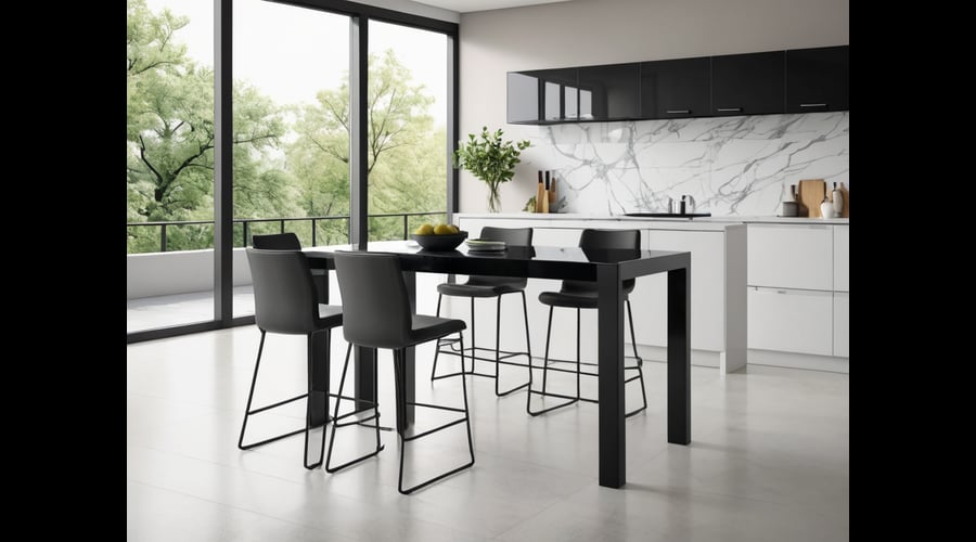 Unleash Your Inner Chef: The Top 49 Black Counter Height Tables for Entertaining