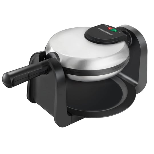 black-decker-rotary-belgian-waffle-maker-silver-1