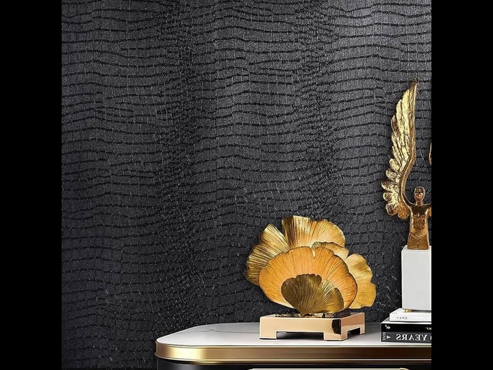 black-peel-and-stick-wallpaper-15-7-x-118-crocodile-wallpaper-embossed-easy-peel-off-wallpaper-self--1