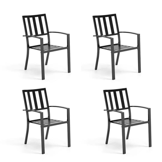 black-stackable-modern-metal-patio-outdoor-dining-chair-4-pack-1