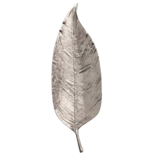 bloomingville-aluminum-leaf-shaped-silver-finish-tray-1