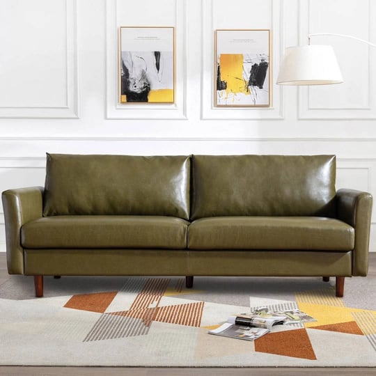 bobur-81-faux-leather-flared-arm-removable-cushion-sofa-wade-logan-leather-type-olive-green-faux-lea-1